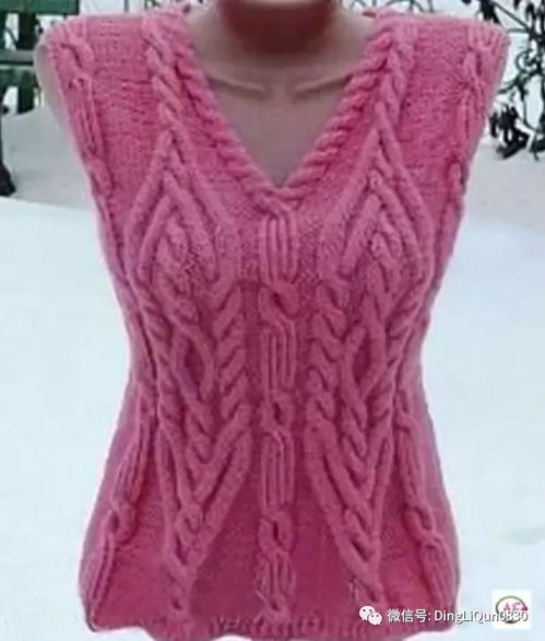 針織作品 時(shí)尚流行的80款坎肩背心編織花樣
