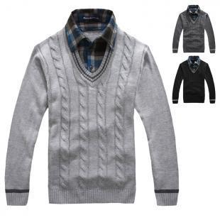 供應(yīng)春秋男士襯衫領(lǐng)毛衣假兩件麻花針織_服裝服飾_世界工廠網(wǎng)中國(guó)產(chǎn)品信息庫